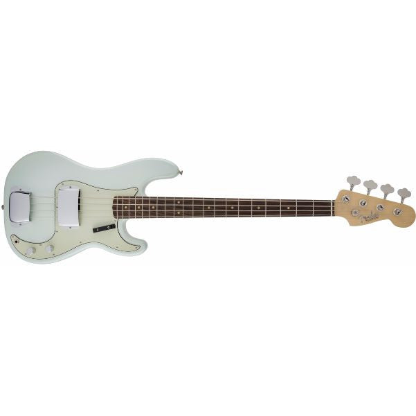 fender bass guitars fender american vintage '63 precision bass guitar, rosewood fingerboard, faded sonic blue
