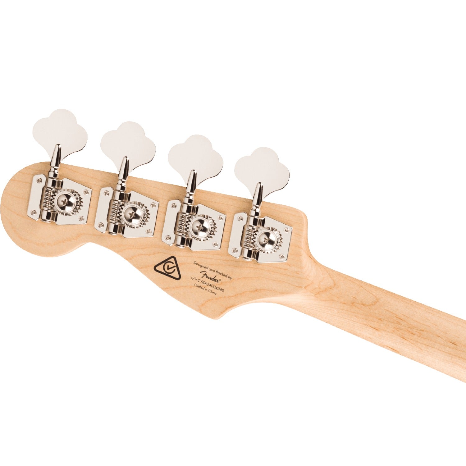 Fender Bass Guitars Fender Squier Affinity Active Jazz 4 String Bass Guitar#color_olympic-white
