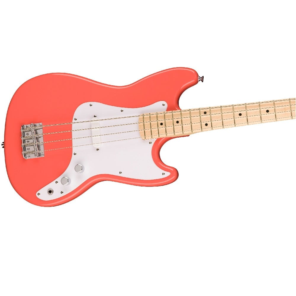 fender bass guitars fender squier sonic bronco 4 string bass guitar    #color_tahitian-coral,fingerboard_maple