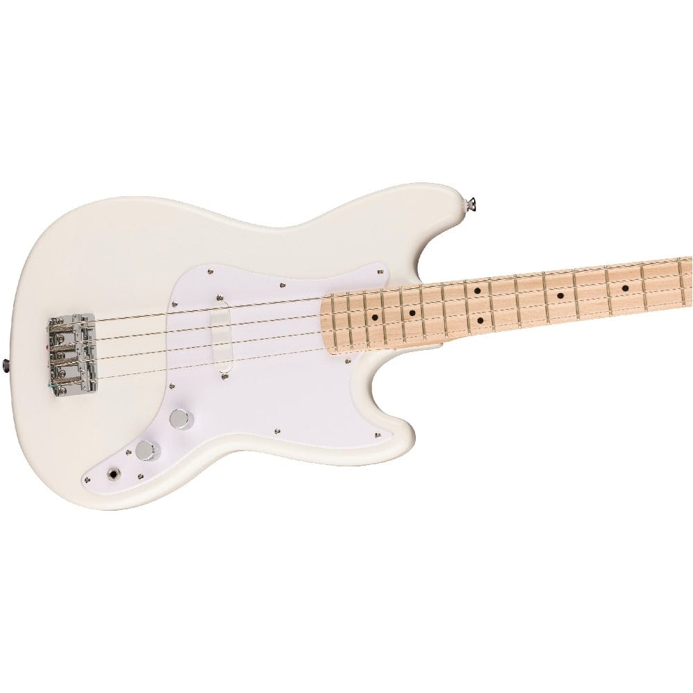 fender bass guitars fender squier sonic bronco 4 string bass guitar    #color_arctic-white,fingerboard_maple