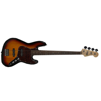 fender bass guitars fender squier vintage modified jazz bass - 3 tone sunburst