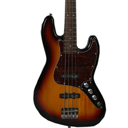 fender bass guitars fender squier vintage modified jazz bass - 3 tone sunburst