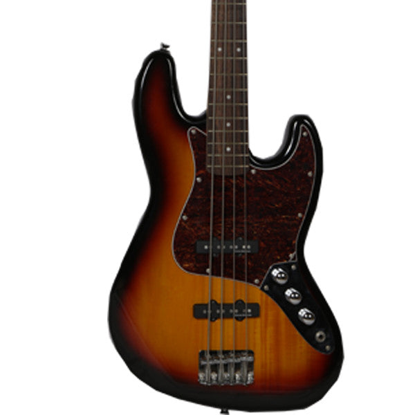 fender bass guitars fender squier vintage modified jazz bass - 3 tone sunburst