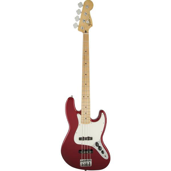 Fender Bass Guitars Fender Standard Jazz Bass Guitar Maple Fingerboard - Candy Apple Red