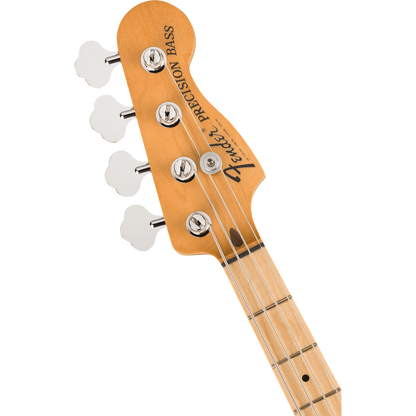 Fender Bass Guitars Fender Steve Harris Precision Bass 4 String Bass Guitar - Olympic White with Westham United FC Logo