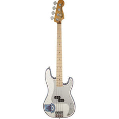 Fender Bass Guitars Fender Steve Harris Precision Bass 4 String Bass Guitar - Olympic White with Westham United FC Logo