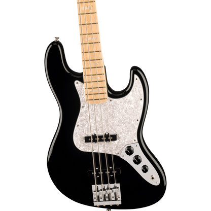 Fender Bass Guitars Fender U.S.A. Geddy Lee Jazz Bass Guitar, Maple Fingerboard, Black