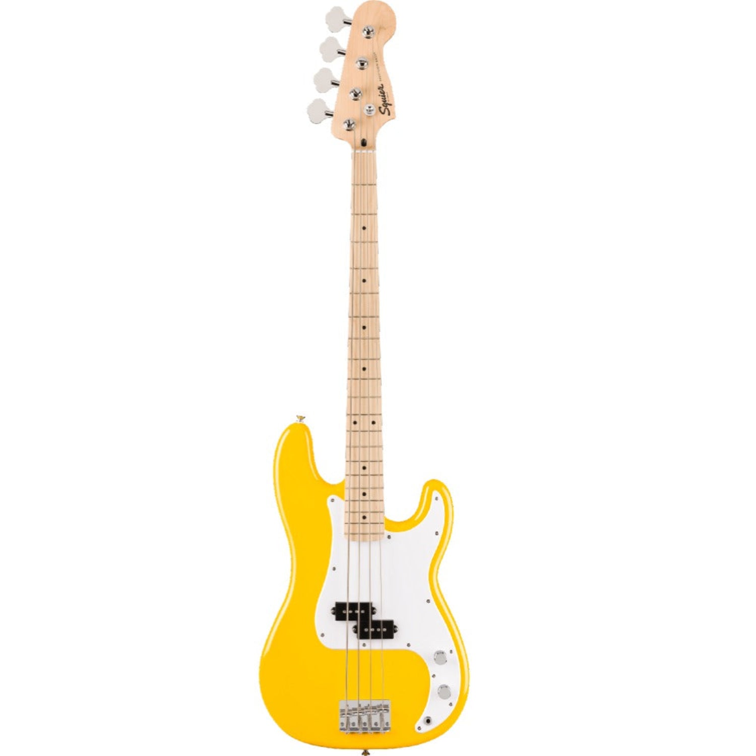 Fender Bass Guitars FSR Graffiti Yellow / Maple / Single Fender Squier Sonic Precision Bass Guitar #color_fsr-graffiti-yellow,fretboard_maple,type_single
