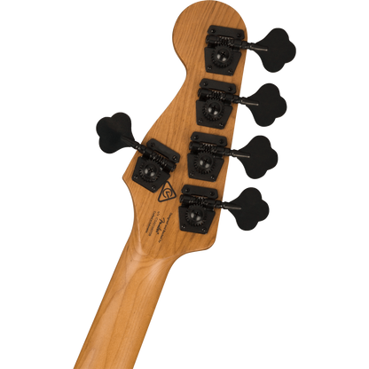 Fender Bass Guitars Gunmetal Metallic Fender HH V Contemporary Active Jazz Electric Bass Guitar