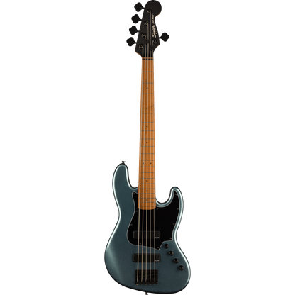 Fender Bass Guitars Gunmetal Metallic Fender HH V Contemporary Active Jazz Electric Bass Guitar