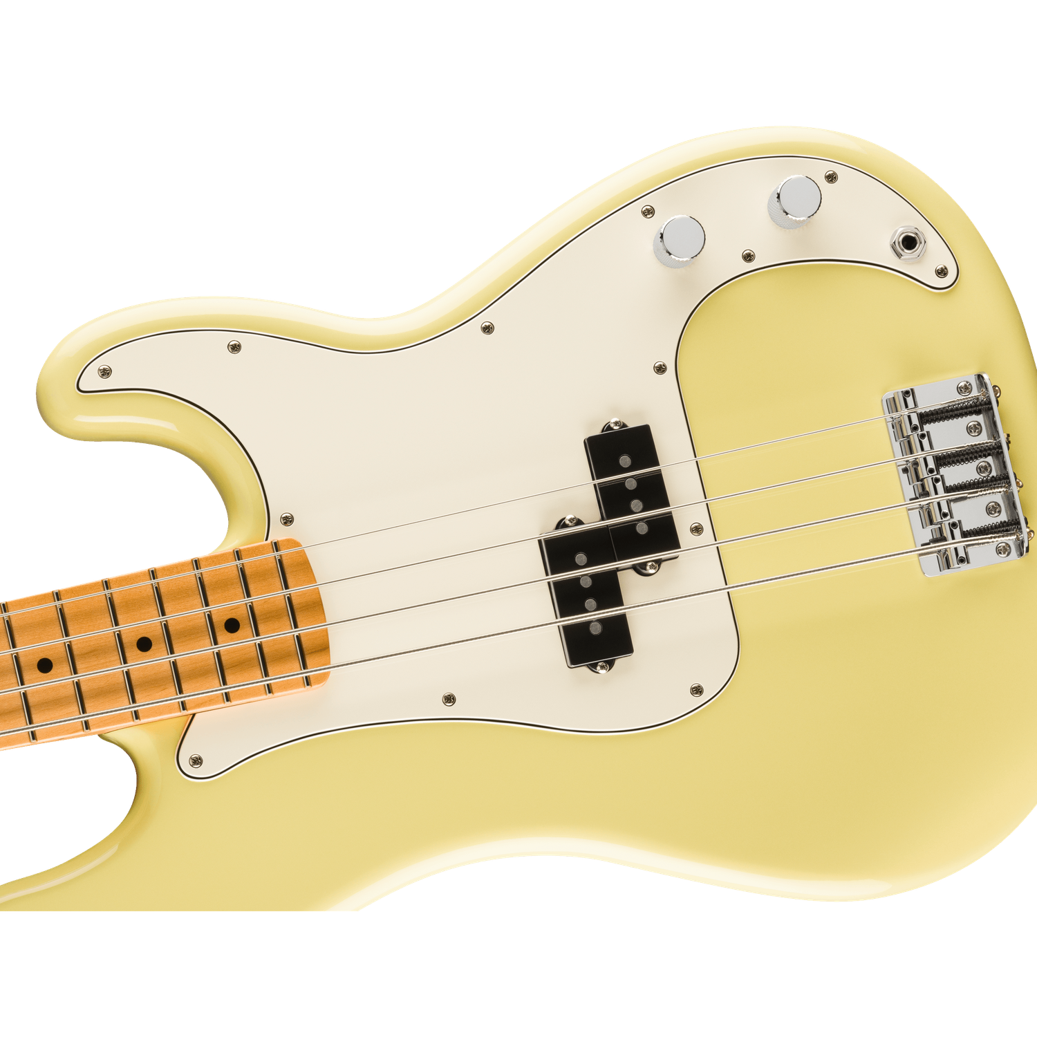 Fender Bass Guitars Hialeah Yellow Fender Player II Precision 4 String Electric Bass Guitar