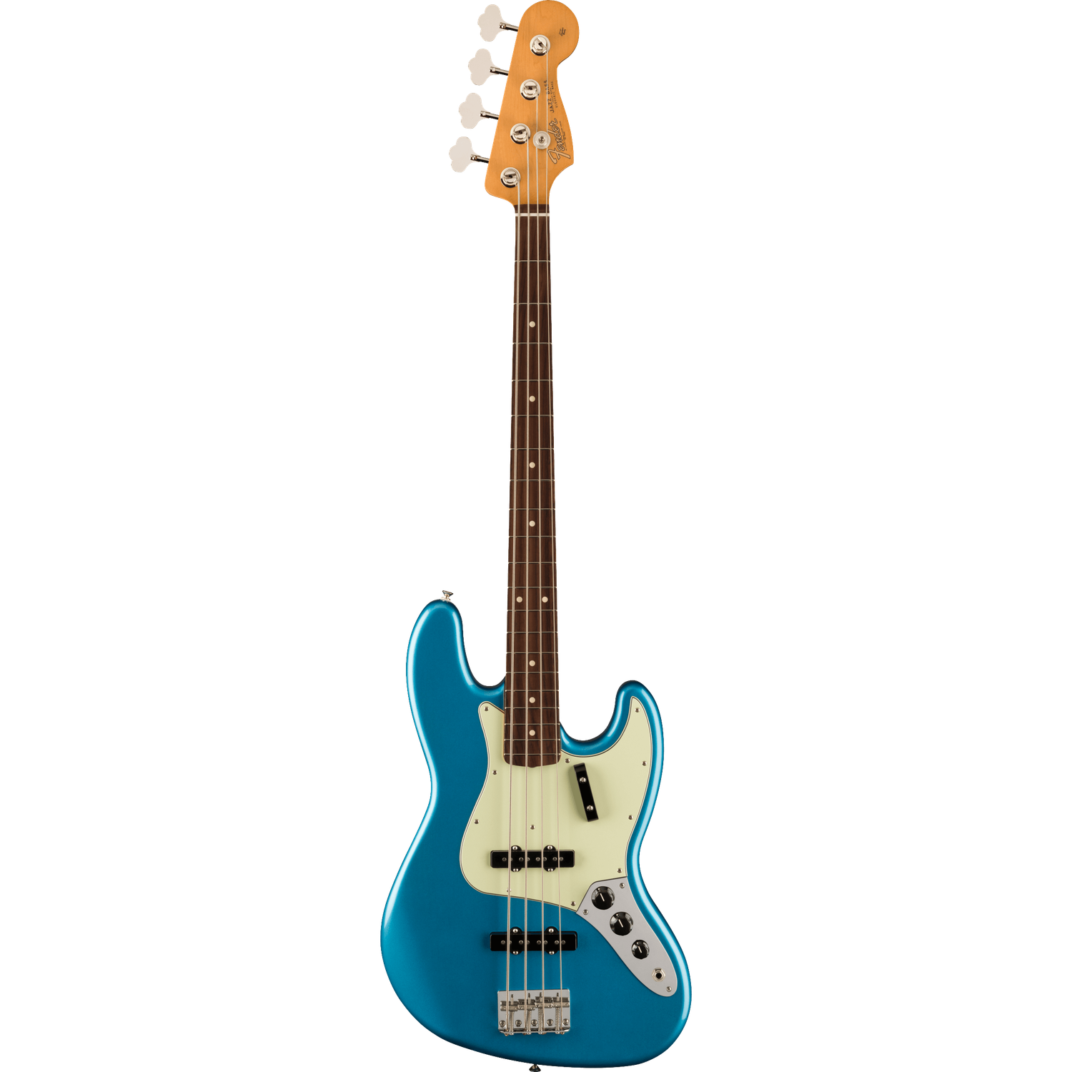 Fender Bass Guitars Lake Placid Blue Fender Vintera II '60s Jazz Bass 4 String Electric Bass Guitar