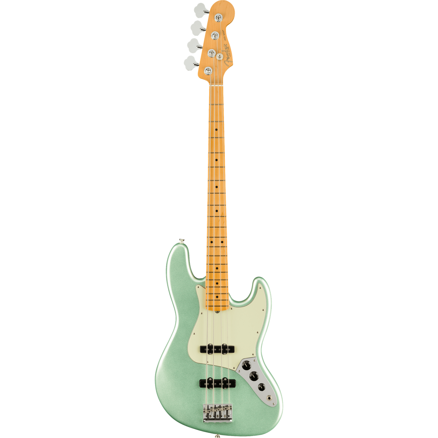 Fender Bass Guitars Mystic Surf Green Fender American Professional II Jazz 4-Strings Bass Guitar - Mystic Surf Green