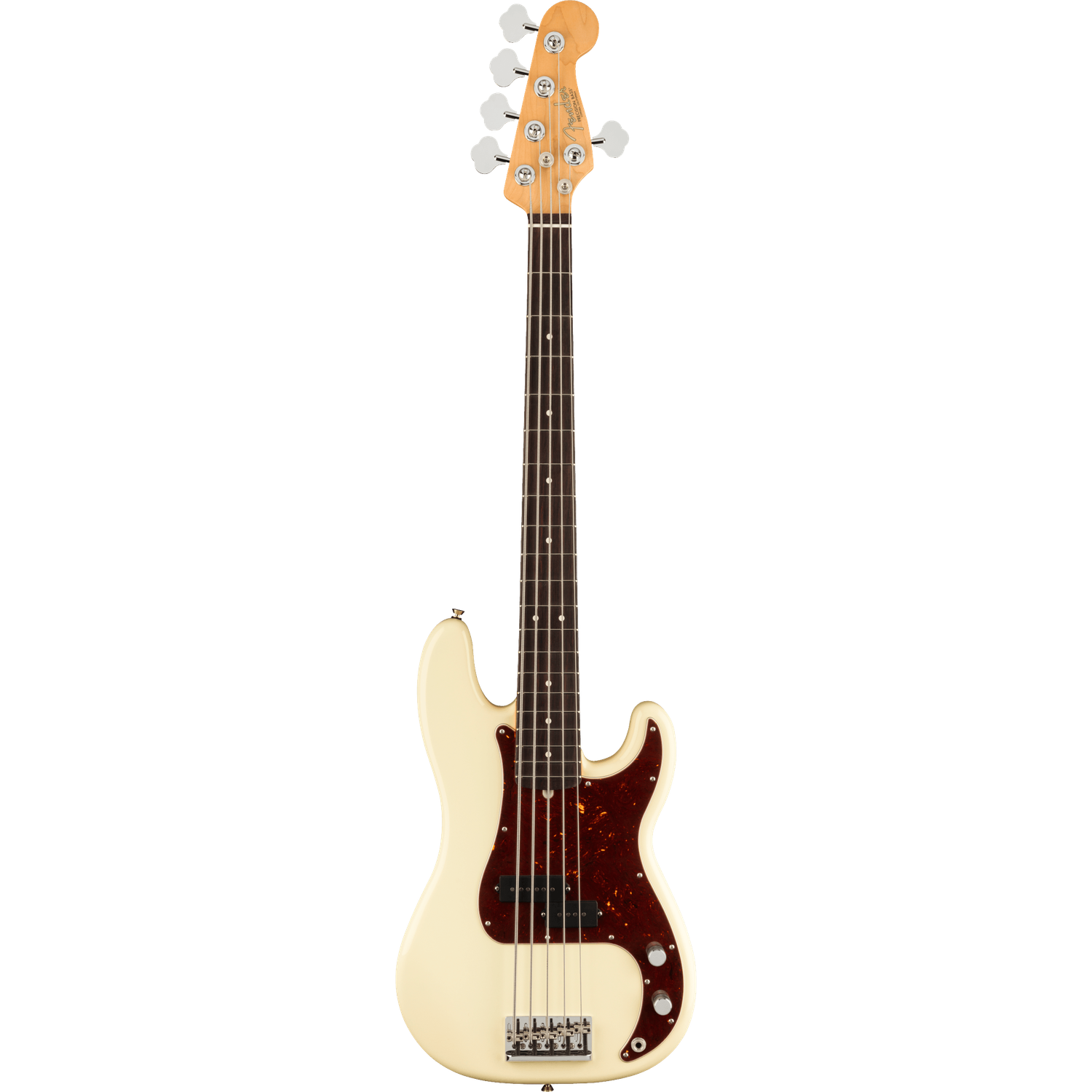 Fender Bass Guitars Olympic White Fender American Professional II Precision Bass V Electric Guitar