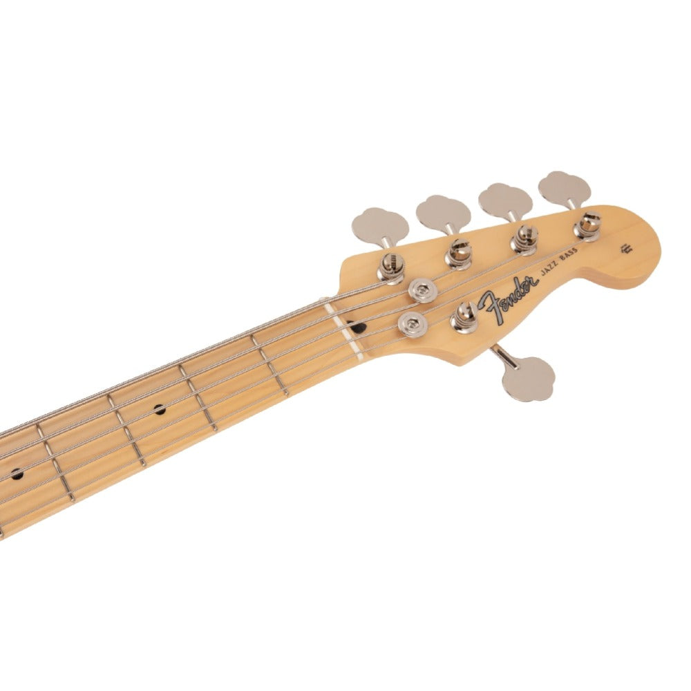 Fender Bass Guitars Vintage Natural Fender Hybrid II Jazz Bass V Maple 5 String Bass Guitar