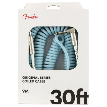 Fender Cables and Connectors Fender Original Series 30 Feet Right Angle to Straight Coiled Cables
