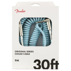 Fender Cables and Connectors Fender Original Series 30 Feet Right Angle to Straight Coiled Cables