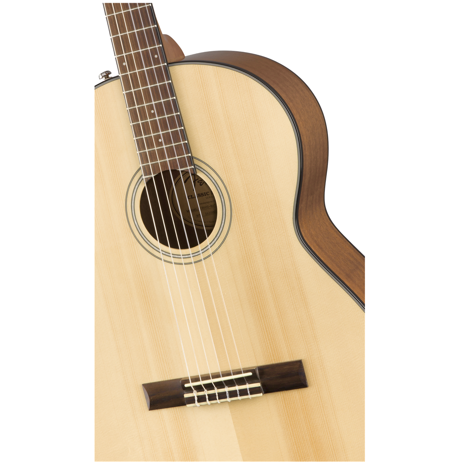 Fender Classical Guitars Fender CN-60S 6-String Classical Guitar