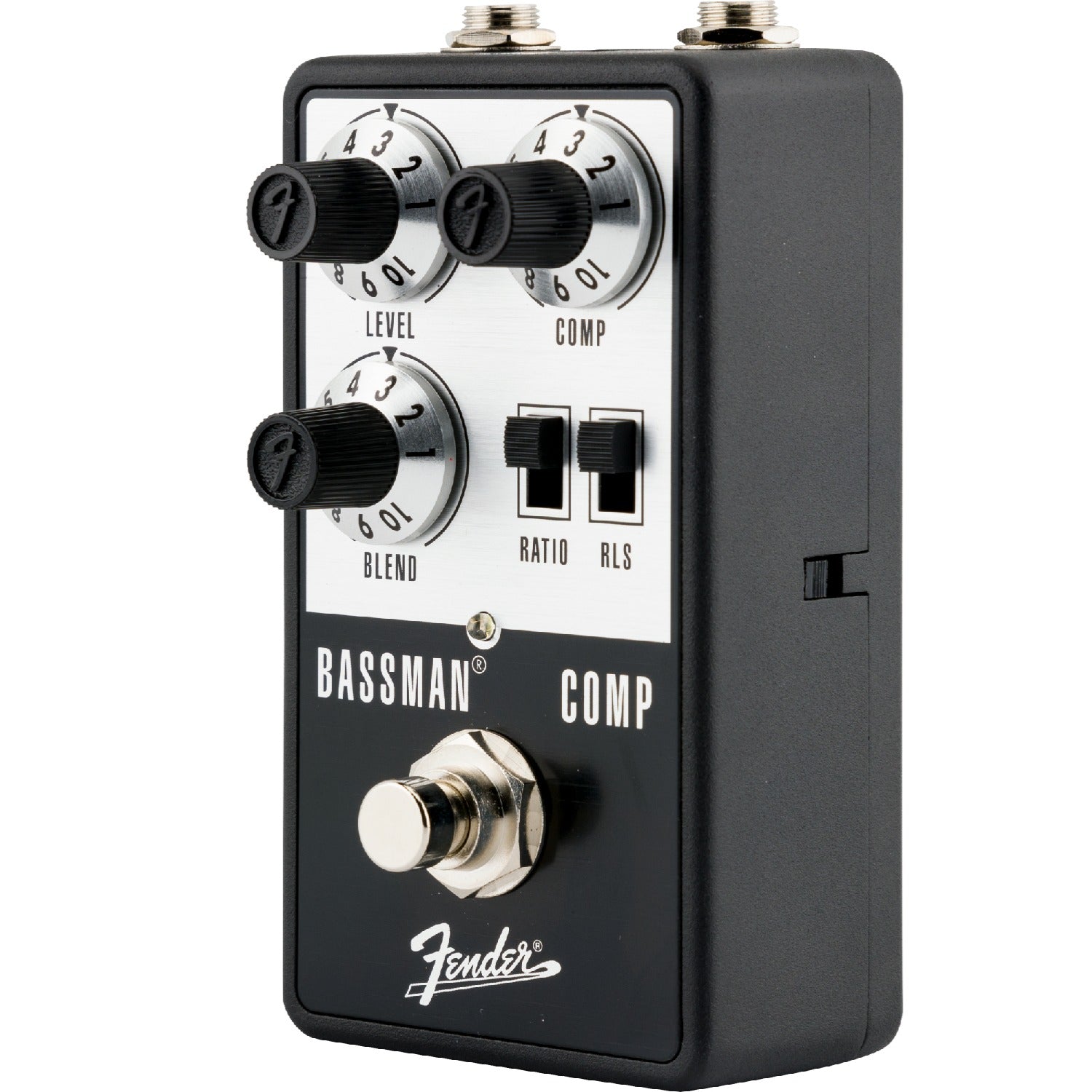 Fender Compressor Pedals Black and Silver Fender Bassman Compressor Sound Effect Pedal 