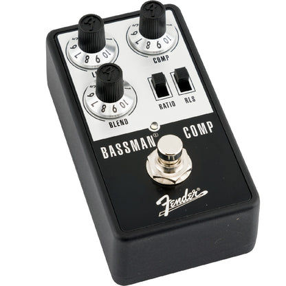Fender Compressor Pedals Black and Silver Fender Bassman Compressor Sound Effect Pedal 