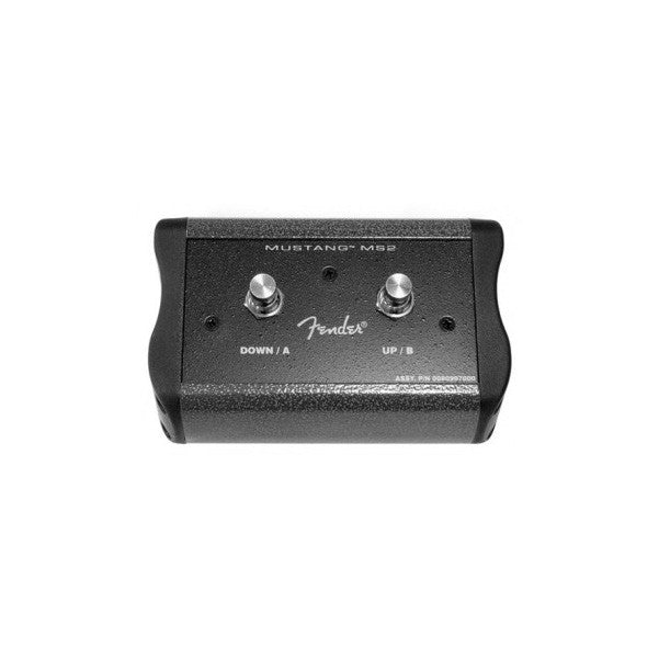 fender effect pedals fender 2-button footswitch for mustang amps - black
