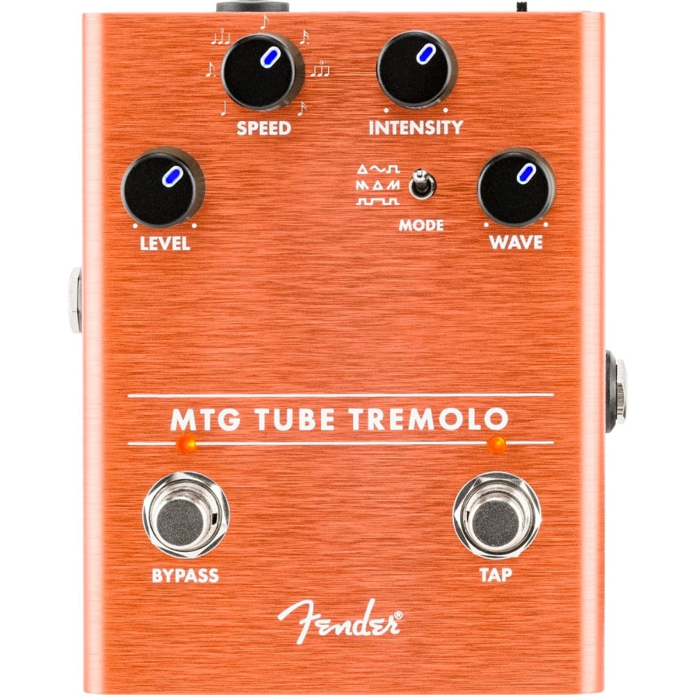 fender effect pedals fender mtg tube tremolo effect pedal- copper