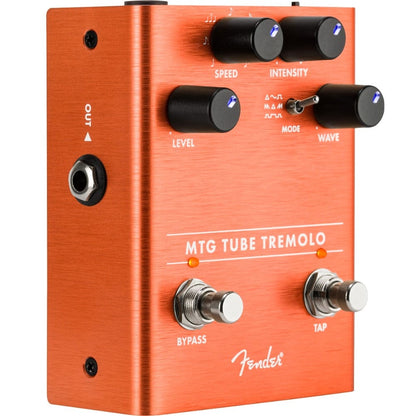 fender effect pedals fender mtg tube tremolo effect pedal- copper