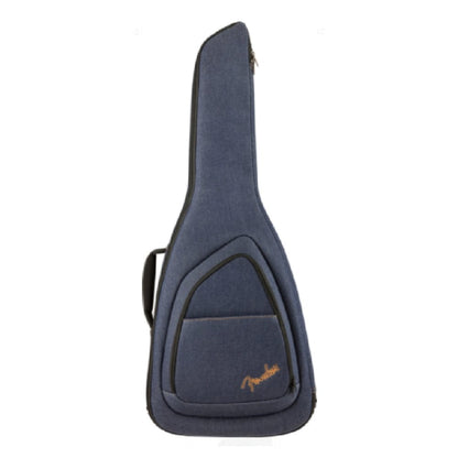 fender electric guitar gigbags blue denim fender fe290 20mm padded denim electric guitar gig bag   