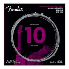 Fender Electric Guitar Strings .010-.038 NPS Ball End Fender Jimi Hendrix Voodoo Child Electric Guitar Strings