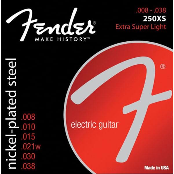 fender electric guitar strings fender 250xs nps ball end 8-38 0730250402 guitar strings