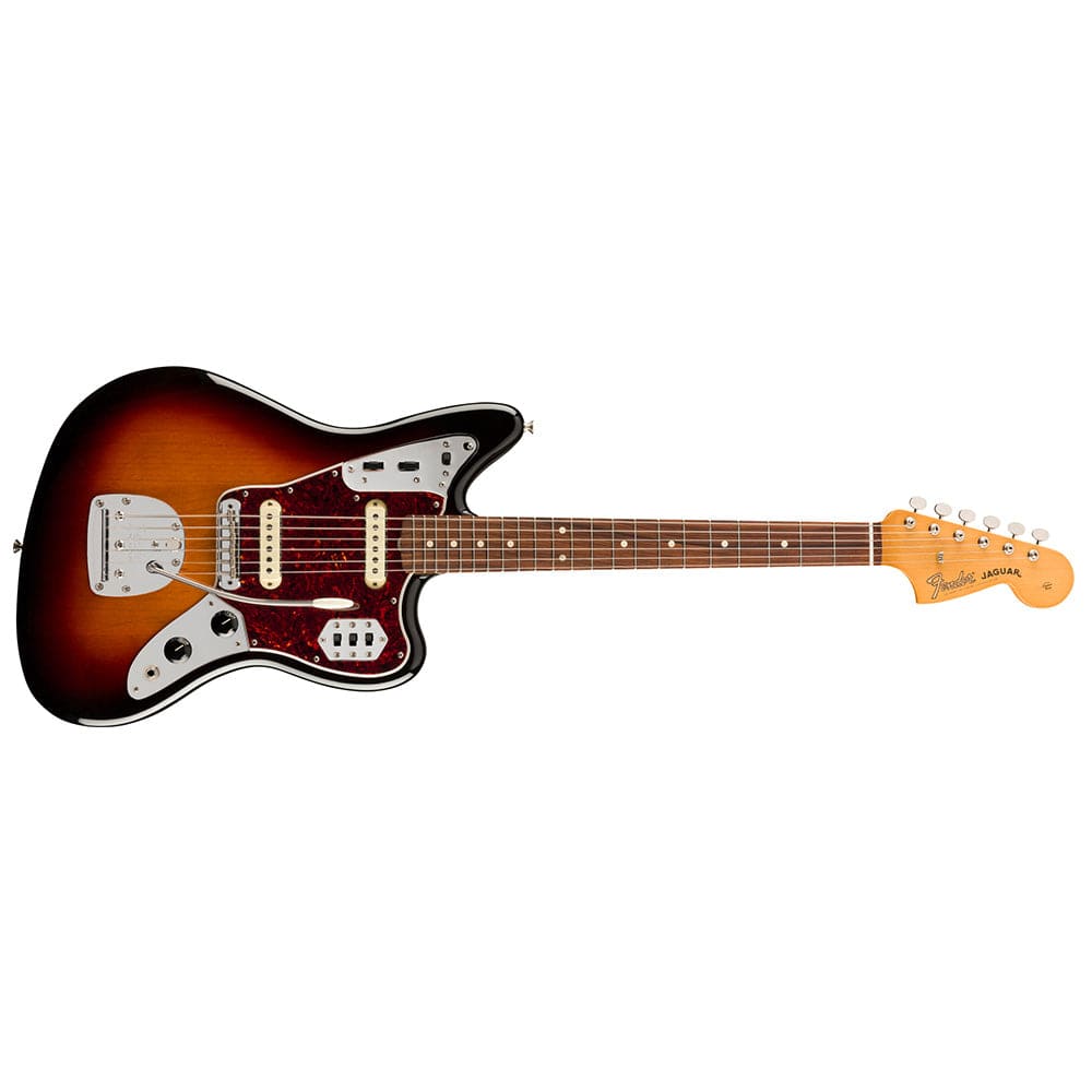 fender electric guitars 3-color sunburst fender 60s vintera jaguar electric guitar    #color_3-color-sunburst