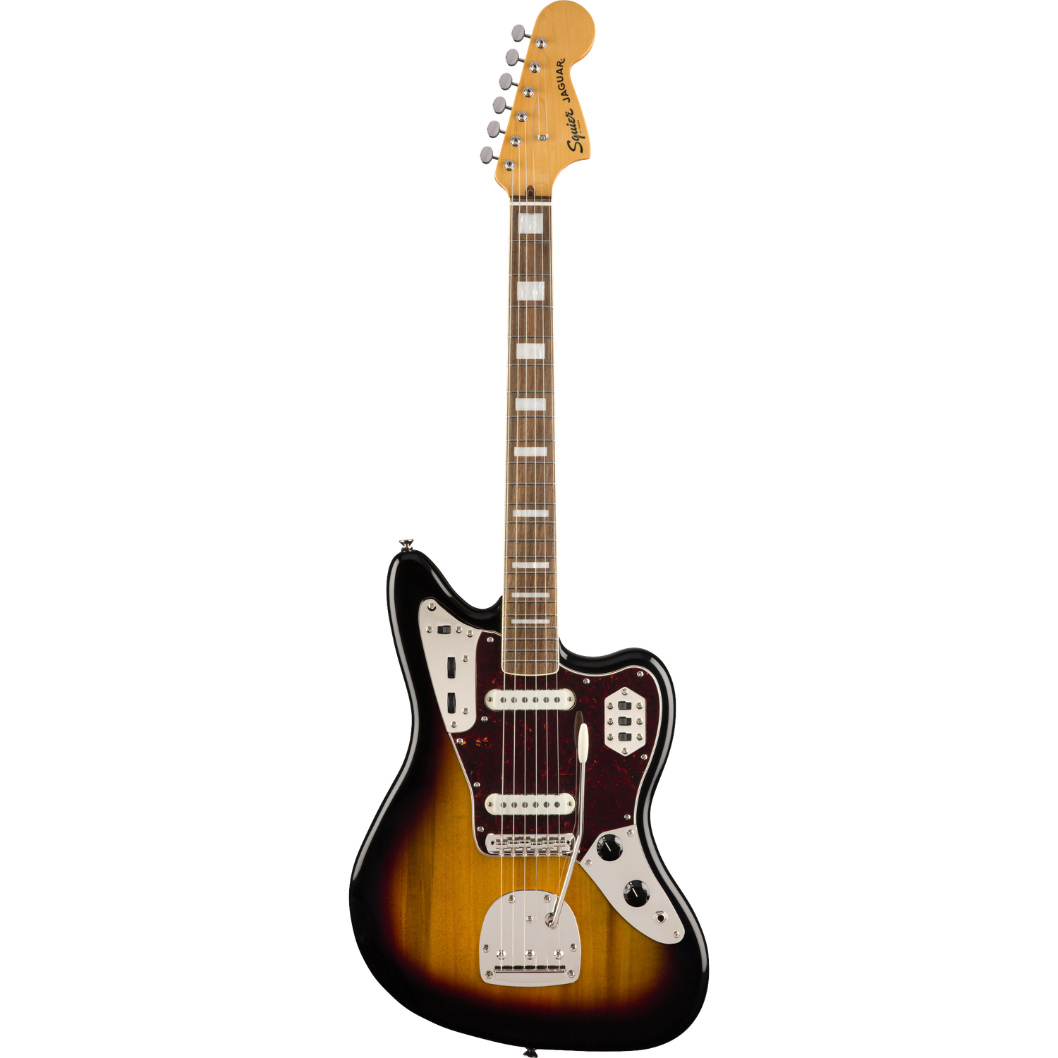 Fender Electric Guitars 3-Color Sunburst Fender Classic Vibe '70s Jaguar Electric Guitar 