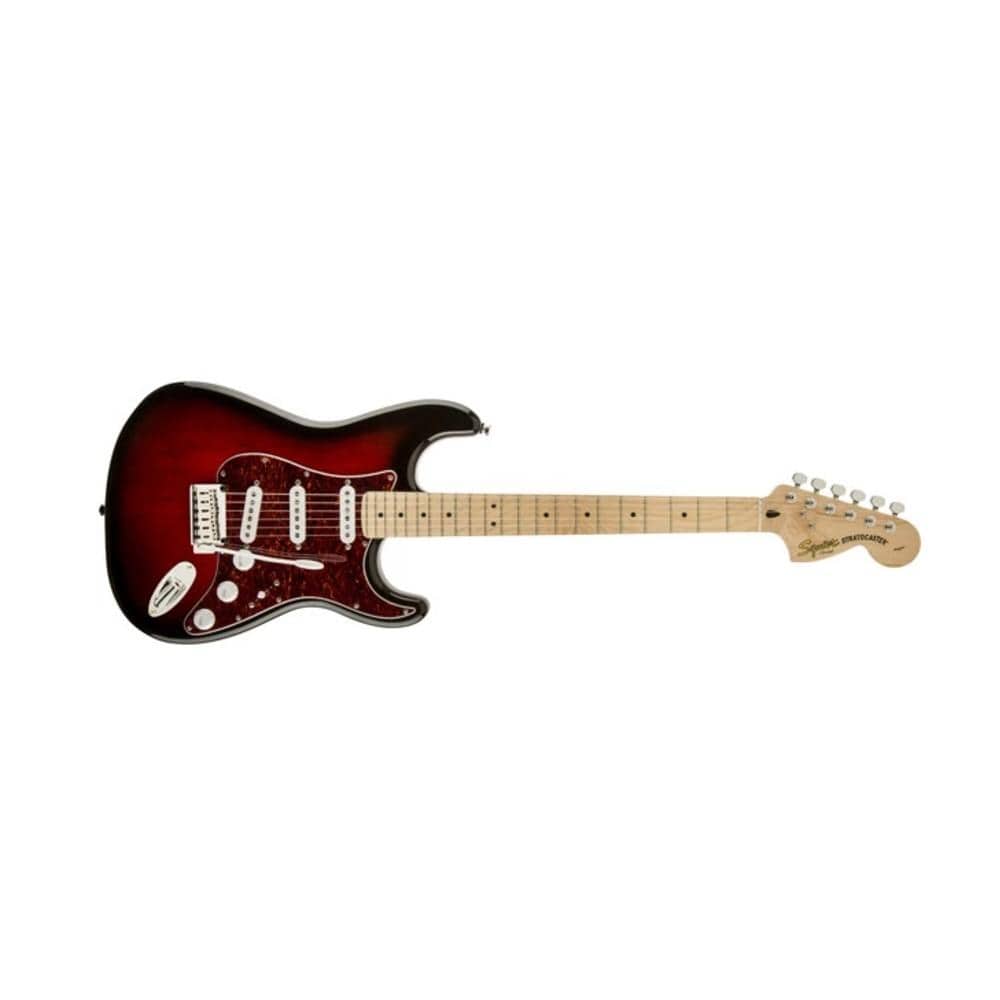 Fender Electric Guitars Antique Burst Fender Squier Standard Stratocaster Maple Electric Guitar