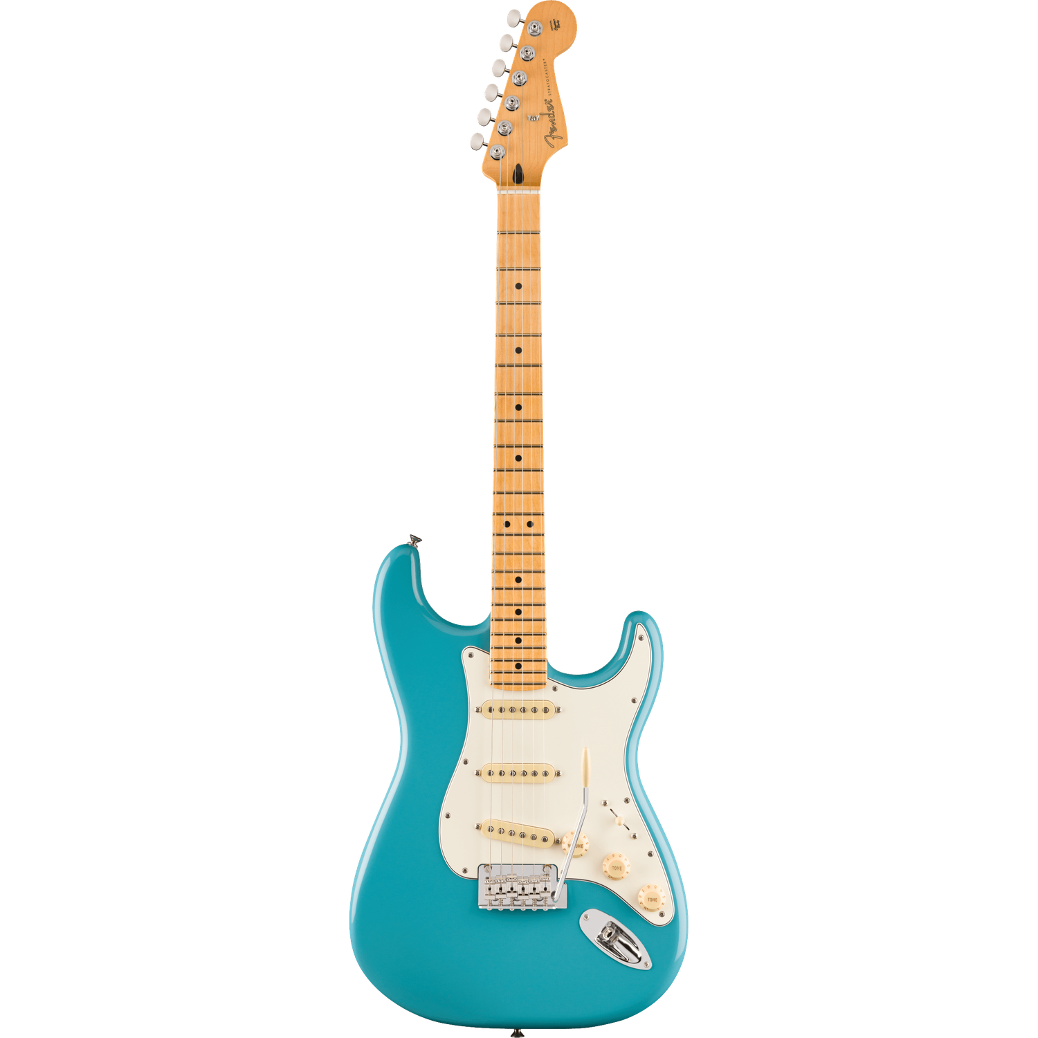 Fender Electric Guitars Aquatone Blue / SSS / Maple Fender Player II Stratocaster 6 String Electric Guitar