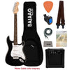 Fender Electric Guitars Black / Bundle With Amplifier Fender Squier Debut Stratocaster Electric Guitar