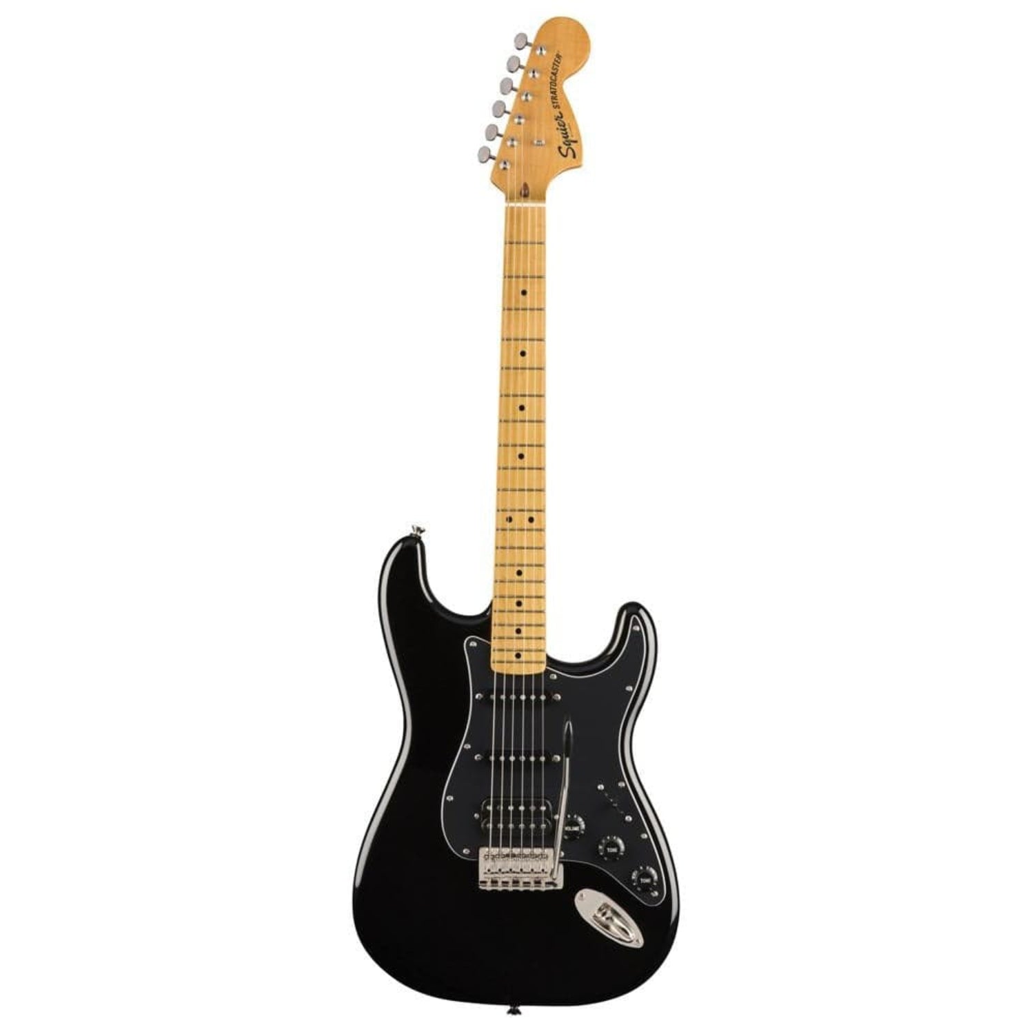 fender electric guitars black fender classic vibe '70s stratocaster hss electric guitar   