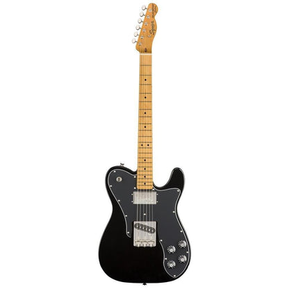 fender electric guitars black fender classic vibe '70s telecaster custom electric guitar 