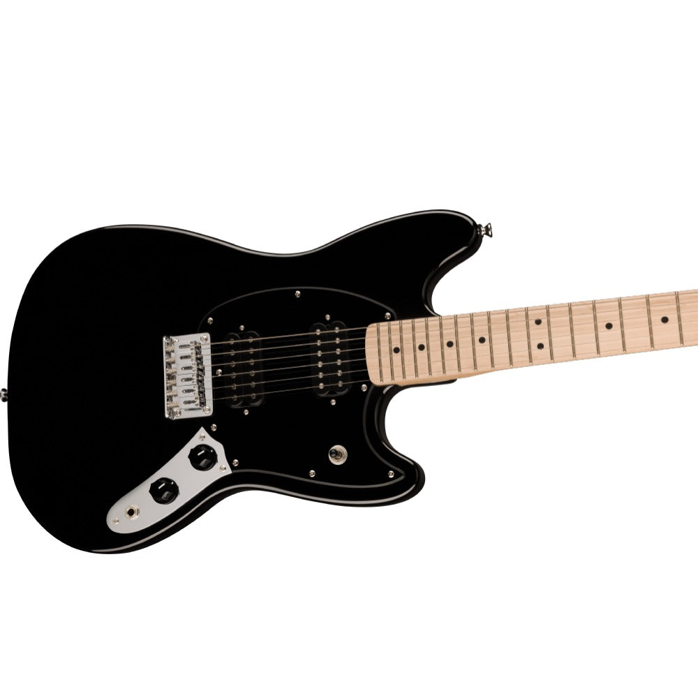 Fender Electric Guitars Black Fender Limited Edition Squier FSR Sonic Mustang 6 String Electric Guitar