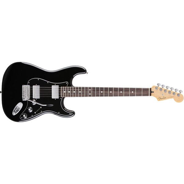 Fender Electric Guitars Black Fender Mexican Standard Blacktop Stratocaster HH Electric Guitar