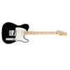 Fender Electric Guitars Black Fender Mexican Standard Telecaster Electric Guitar Maple Fretboard