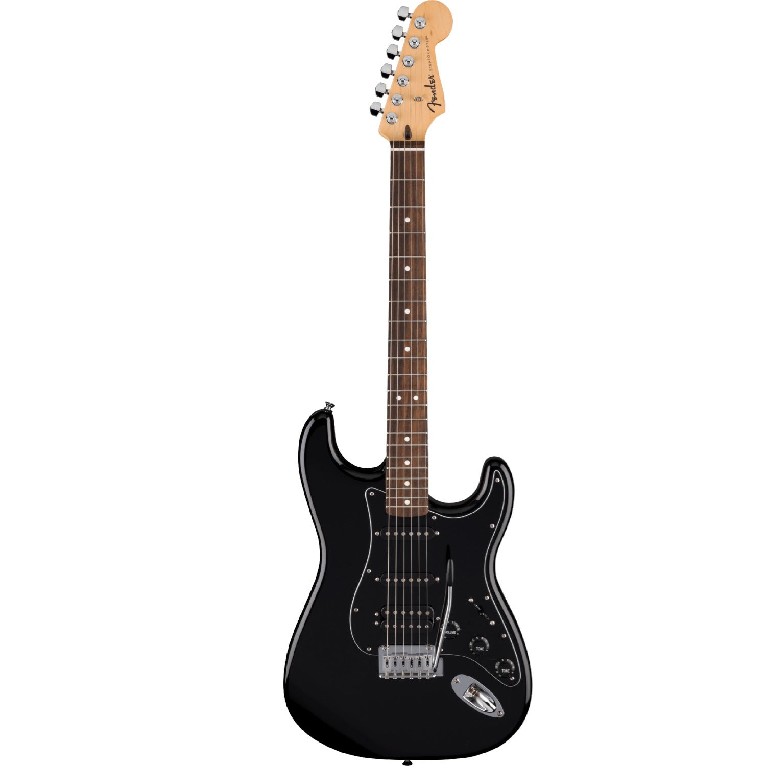 Fender Electric Guitars Black / Indian Laurel / HSS Fender Standard Stratocaster 6 String Electric Guitars
