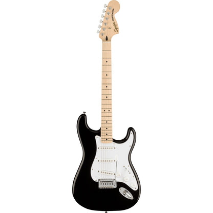 Fender Electric Guitars Black / Maple Fender Squier Affinity Series Stratocaster Electric Guitar 