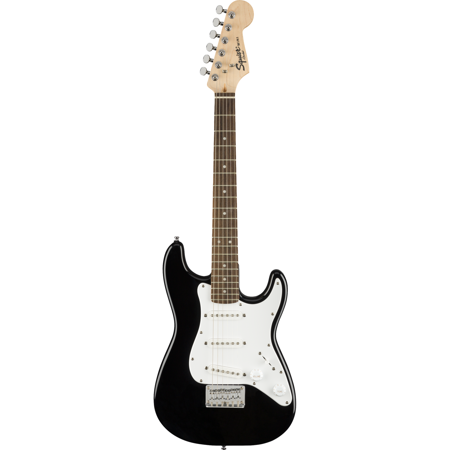 Fender Electric Guitars Black / Right Handed Fender Mini Stratocaster 6 String Electric Guitar
