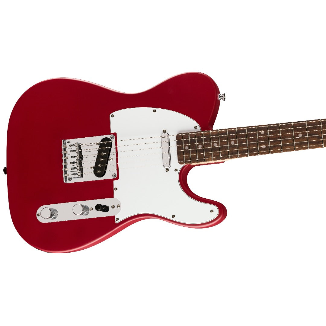 Fender Electric Guitars Bundles Fender Squier Debut Telecaster Electric Guitar With Gigbag, Polishing Cloth, Picks, Strap, Tuner & Ebook #color_dakota-red
