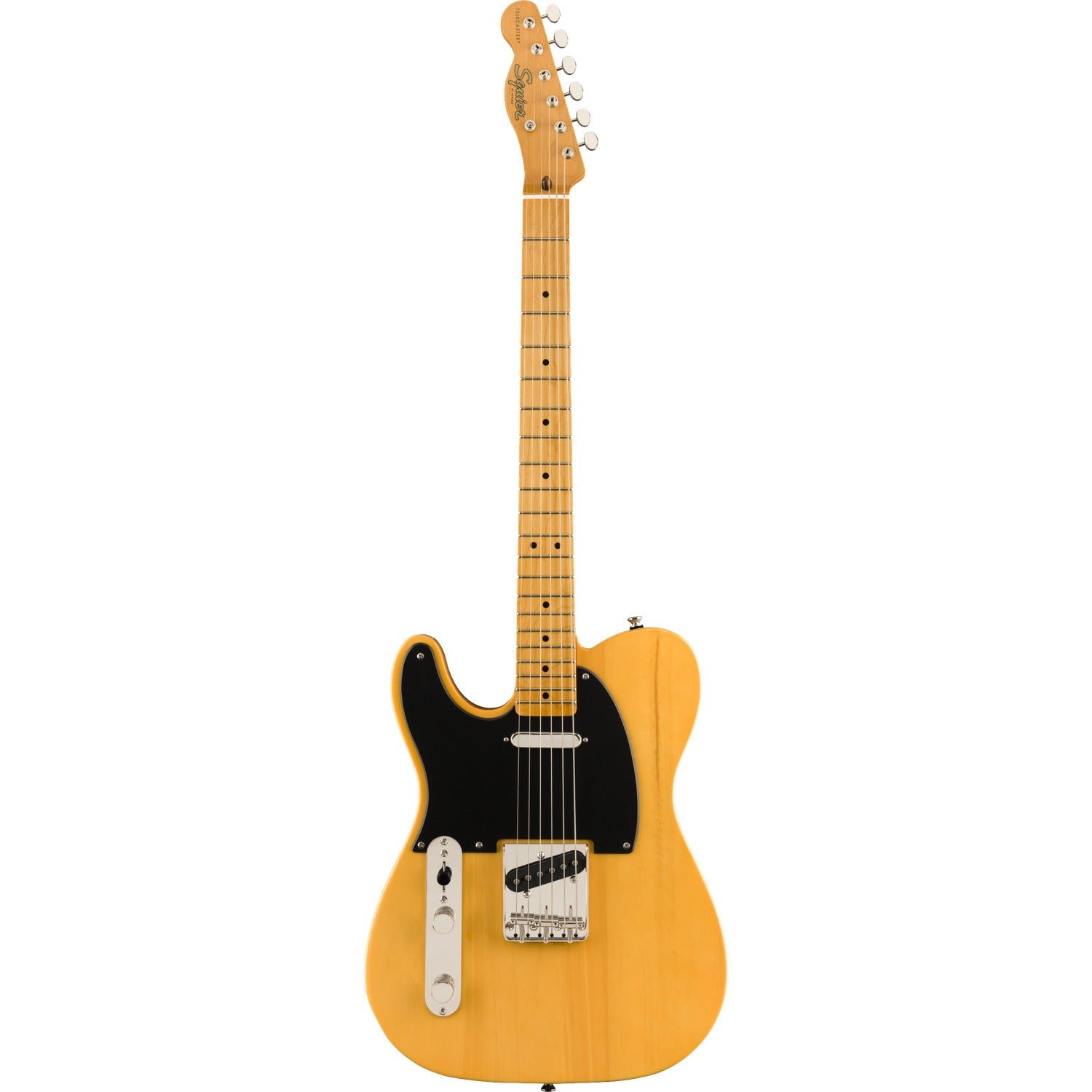 Fender Electric Guitars Butterscotch Blonde - Left Handed Fender Squier Classic Vibe '50s Telecaster Electric Guitar #color_butterscotch-blonde---left-handed