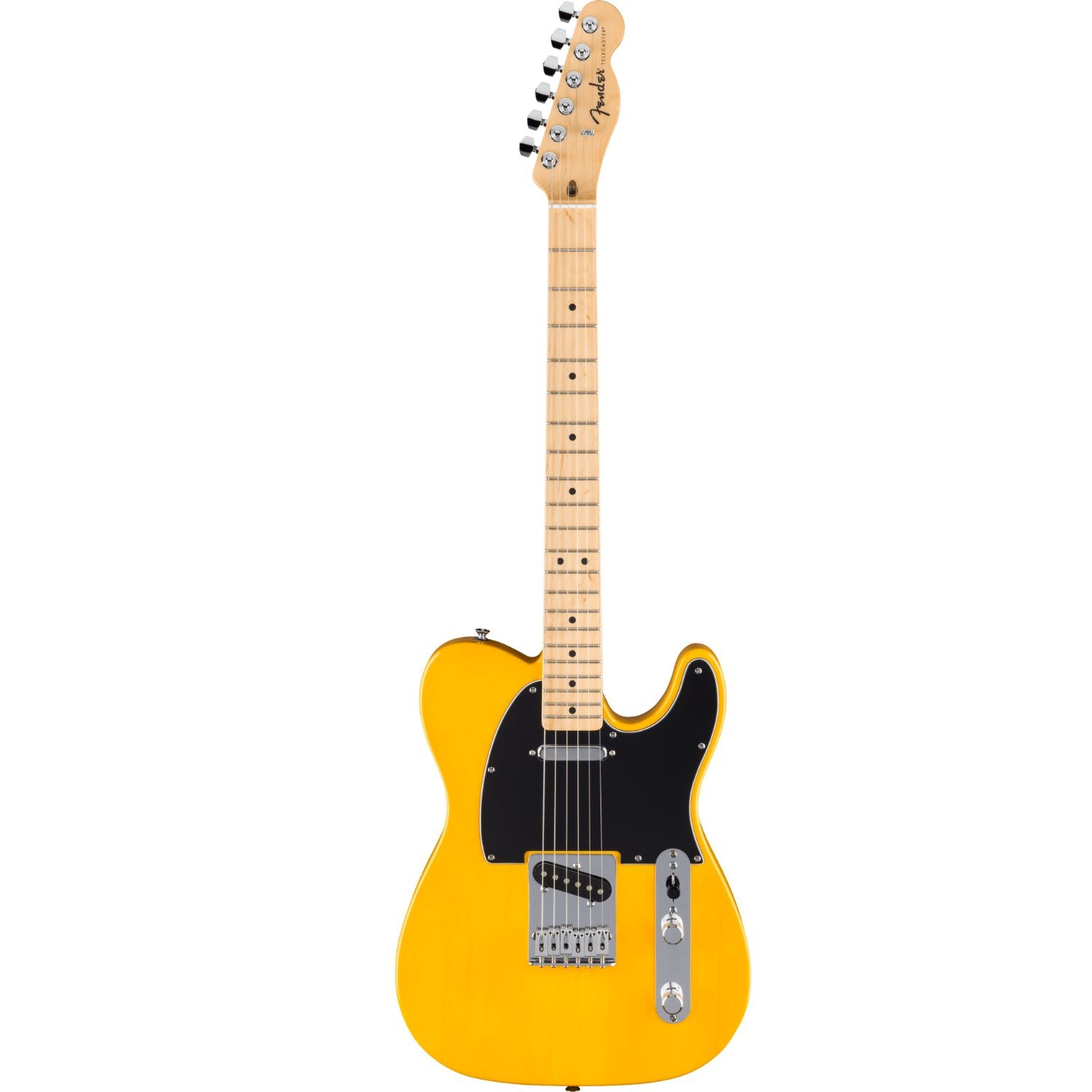 Fender Electric Guitars Butterscotch Blonde / Maple Fender Standard Telecaster 6 String Electric Guitar#color_butterscotch-blonde,fingerboard_maple