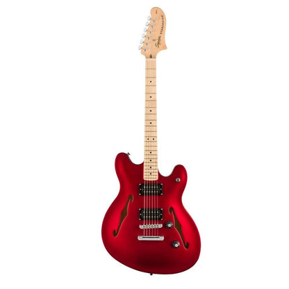 fender electric guitars candy apple red fender affinity series starcaster electric guitar 