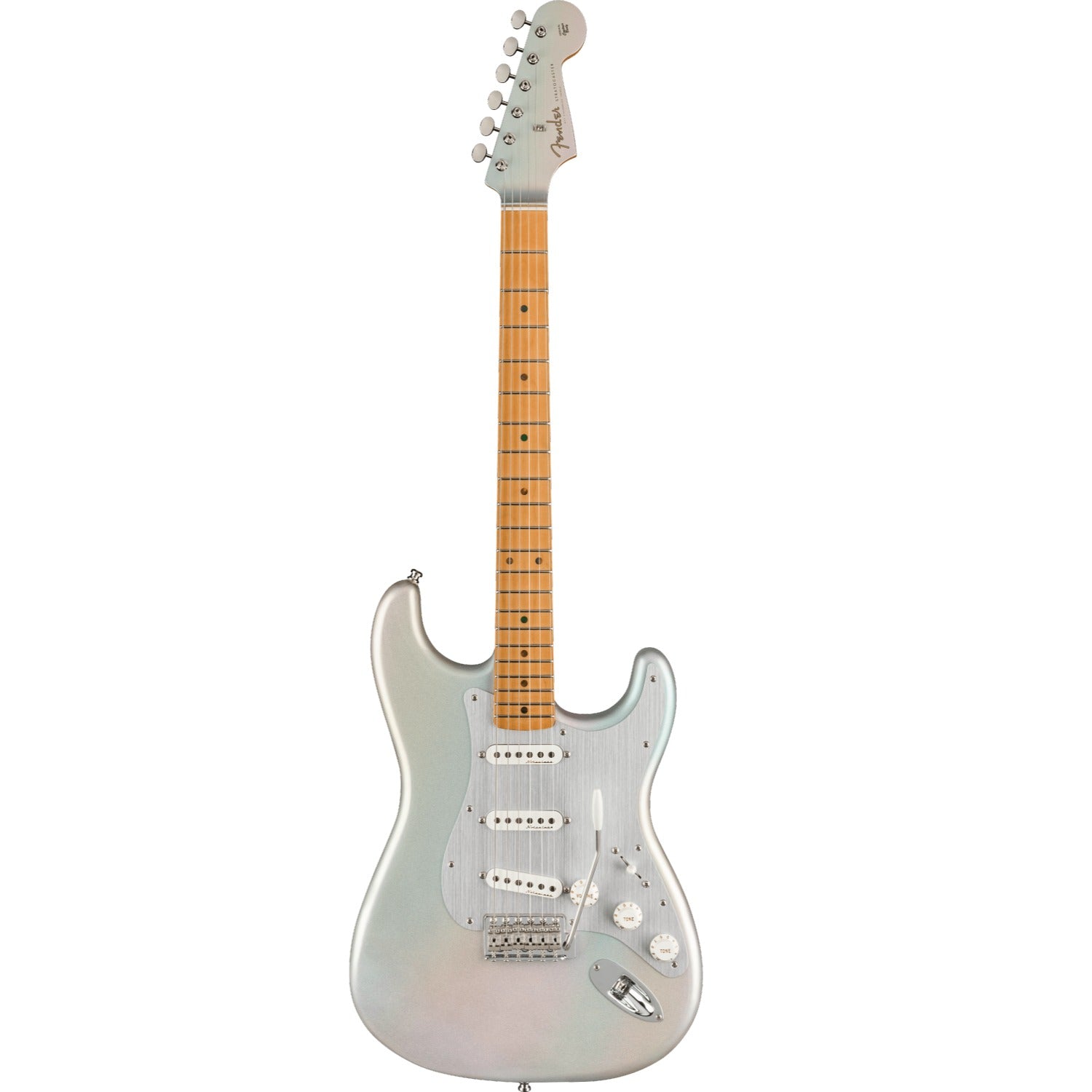 Fender Electric Guitars Chrome Glow / Maple / SSS Fender H.E.R Stratocaster 6 String Electric Guitar