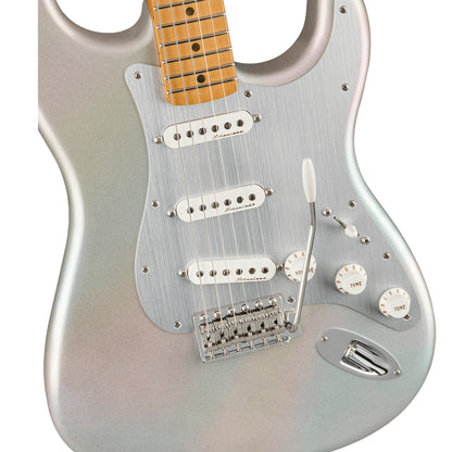 Fender Electric Guitars Chrome Glow / Maple / SSS Fender H.E.R Stratocaster 6 String Electric Guitar