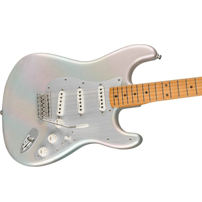 Fender Electric Guitars Chrome Glow / Maple / SSS Fender H.E.R Stratocaster 6 String Electric Guitar